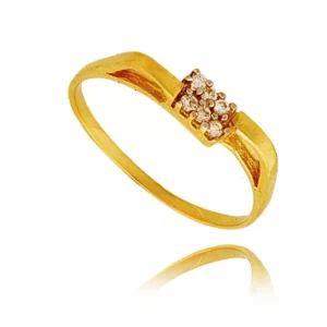 Ponadczasowy pierścionek o luksusowym wyglądzie.