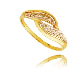 Stylowy pierścionek o eleganckiej i kobiecej formie.