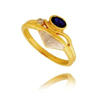 Złoty pierścionek stworzony z myślą o codziennym komforcie.