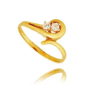 Stylowy pierścionek o eleganckiej i kobiecej formie.