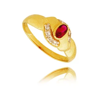 Ponadczasowy pierścionek o luksusowym wyglądzie.