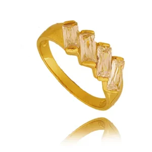 Ponadczasowy pierścionek o luksusowym wyglądzie.