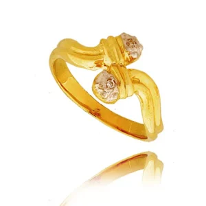 Złoty pierścionek stworzony z myślą o codziennym komforcie.