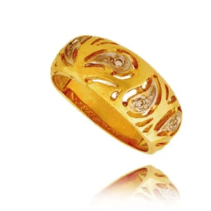 Stylowy pierścionek o eleganckiej i kobiecej formie.