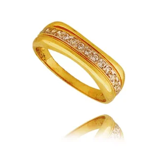 Klasyczny pierścionek idealny na każdą okazję.