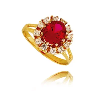 Ponadczasowy pierścionek o luksusowym wyglądzie.