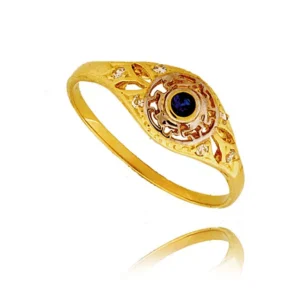 Ponadczasowy pierścionek o luksusowym wyglądzie.