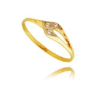 Klasyczny pierścionek idealny na każdą okazję.