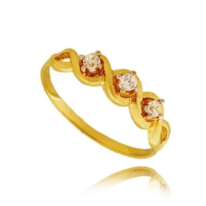 Elegancki pierścionek będący doskonałym dodatkiem do stylizacji.