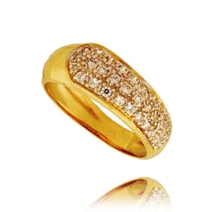 Elegancki pierścionek ze złota o ponadczasowym charakterze.