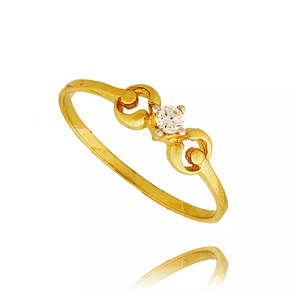 Elegancki pierścionek ze złota o ponadczasowym charakterze.