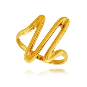 Ponadczasowy pierścionek o luksusowym wyglądzie.