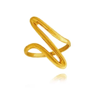 Złoty pierścionek stworzony z myślą o codziennym komforcie.