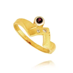 Elegancki pierścionek ze złota o ponadczasowym charakterze.