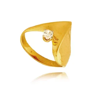 Elegancki pierścionek ze złota o ponadczasowym charakterze.