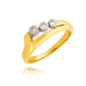 Ponadczasowy pierścionek o luksusowym wyglądzie.