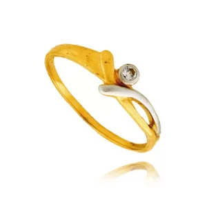 Elegancki pierścionek ze złota o ponadczasowym charakterze.