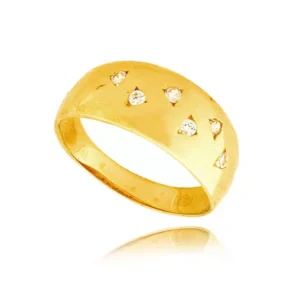 Ponadczasowy pierścionek o luksusowym wyglądzie.