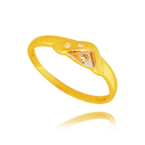 Klasyczny pierścionek idealny na każdą okazję.