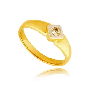 Złoty pierścionek stworzony z myślą o codziennym komforcie.