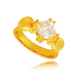 Klasyczny pierścionek idealny na każdą okazję.