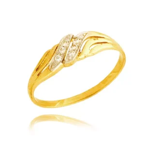 Klasyczny pierścionek idealny na każdą okazję.