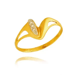 Złoty pierścionek stworzony z myślą o codziennym komforcie.