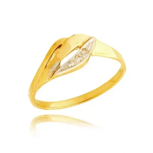 Klasyczny pierścionek idealny na każdą okazję.