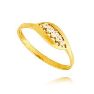 Ponadczasowy pierścionek o luksusowym wyglądzie.