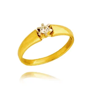 Ponadczasowy pierścionek o luksusowym wyglądzie.