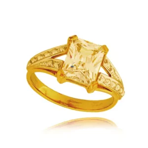 Ponadczasowy pierścionek o luksusowym wyglądzie.