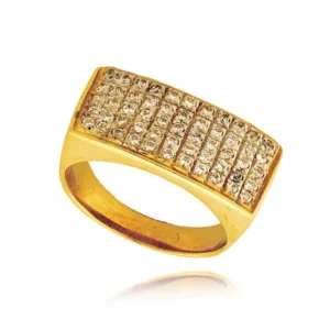 Złoty pierścionek stworzony z myślą o codziennym komforcie.