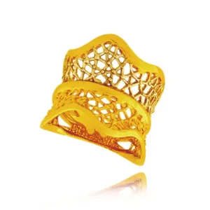 Ponadczasowy pierścionek o luksusowym wyglądzie.