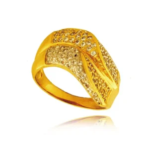 Ponadczasowy pierścionek o luksusowym wyglądzie.