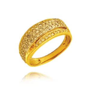 Ponadczasowy pierścionek o luksusowym wyglądzie.