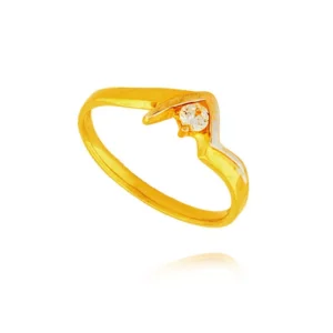 Elegancki pierścionek będący doskonałym dodatkiem do stylizacji.