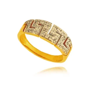 Ponadczasowy pierścionek o luksusowym wyglądzie.