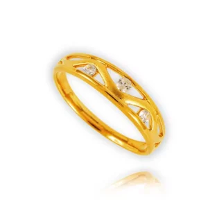 Stylowy pierścionek o eleganckiej i kobiecej formie.