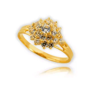 Ponadczasowy pierścionek o luksusowym wyglądzie.