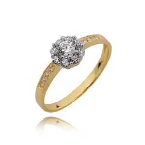 Złoty pierścionek stworzony z myślą o codziennym komforcie.