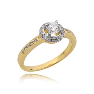 Klasyczny pierścionek idealny na każdą okazję.