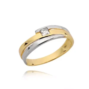 Klasyczny pierścionek idealny na każdą okazję.