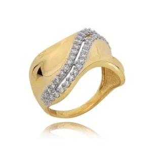 Klasyczny pierścionek idealny na każdą okazję.