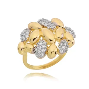 Elegancki pierścionek ze złota o ponadczasowym charakterze.