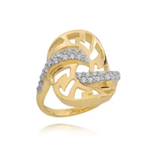 Złoty pierścionek stworzony z myślą o codziennym komforcie.