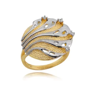 Ponadczasowy pierścionek o luksusowym wyglądzie.