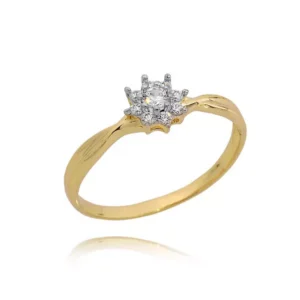 Ponadczasowy pierścionek o luksusowym wyglądzie.