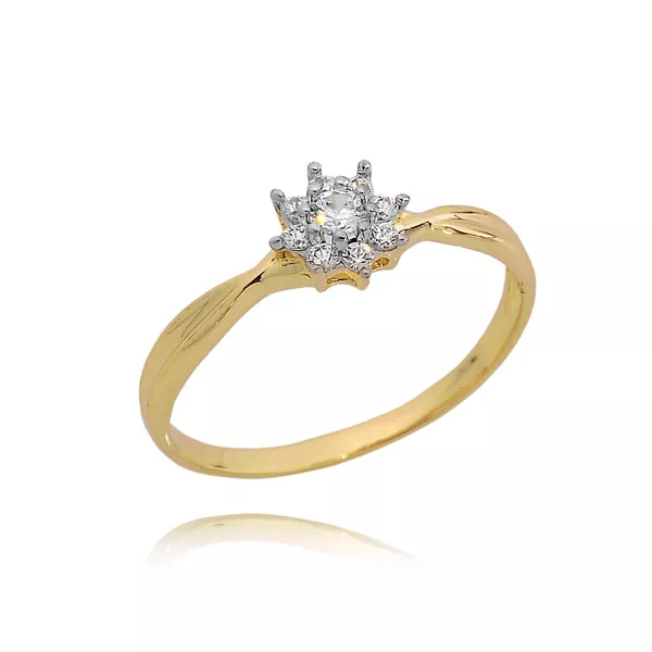 Ponadczasowy pierścionek o luksusowym wyglądzie.