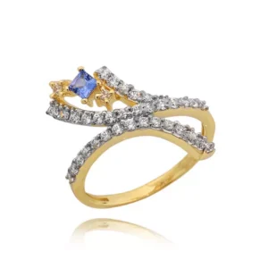 Ponadczasowy pierścionek o luksusowym wyglądzie.