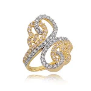 Ponadczasowy pierścionek o luksusowym wyglądzie.